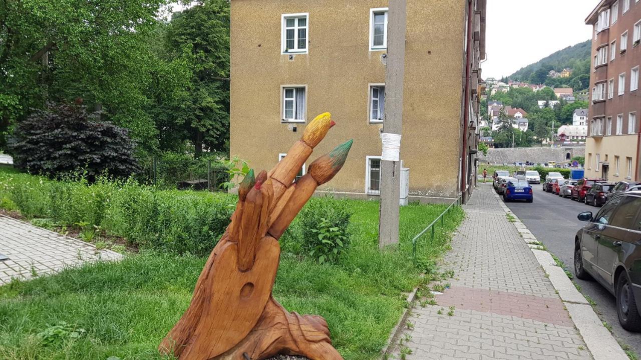 Apartman Pod Zamkem Decin Eksteriør billede